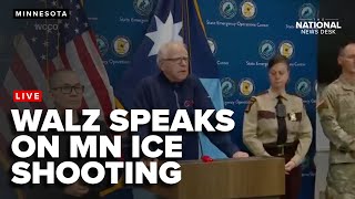 Gov. Tim Walz addresses fatal shooting involving federal ICE agents in Minneapolis