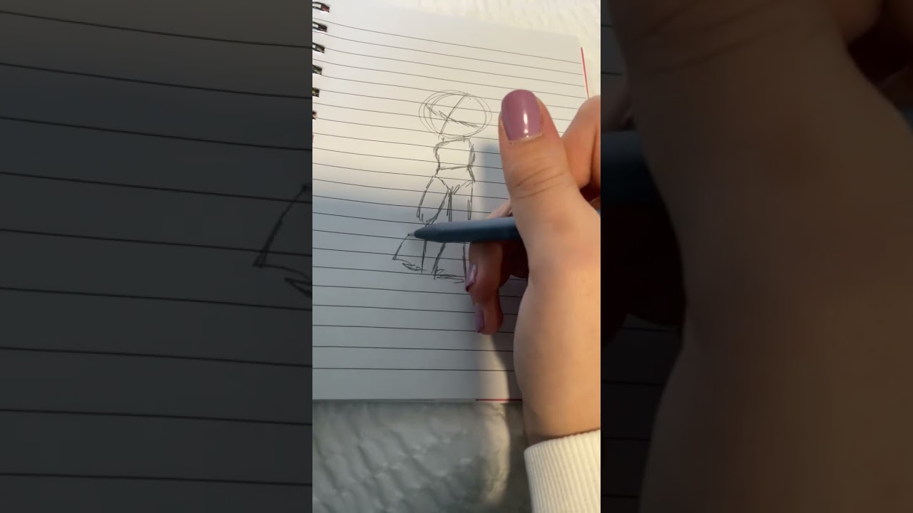 How to draw a cartoon type human.. 😁😁😁