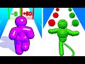 Tall Man Run vs Rope Man Run, Biggest Tall Man In Game, Rope Man Run Gameplay on Youtube Ep130