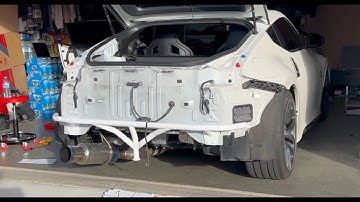 How to remove a 370z rear bumper and add a TFF (True Focus Fabrication) Bash Bar