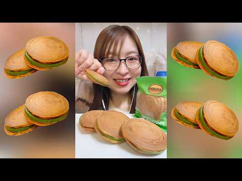 【ASMR】ドバイチョコの変化系？！博多バリバリが最高だった！｜ 咀嚼音/EatingSounds/Mukbang