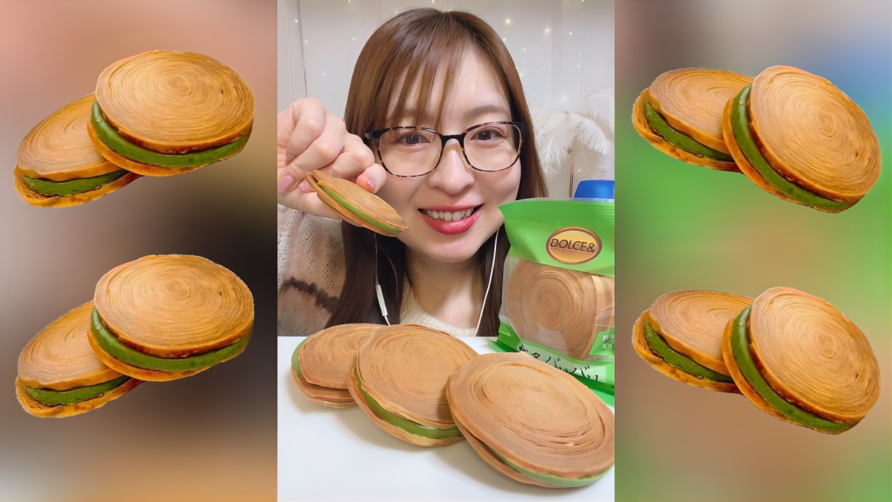 【ASMR】ドバイチョコの変化系？！博多バリバリが最高だった！｜ 咀嚼音/EatingSounds/Mukbang