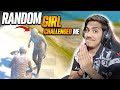 Random fake girl challenged me solo vs squad gameplay pubg lite