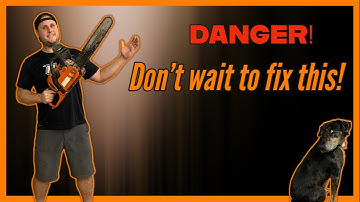 Husqvarna chainsaw chain spinning at idle repair with no special tools, 435, 440 etc