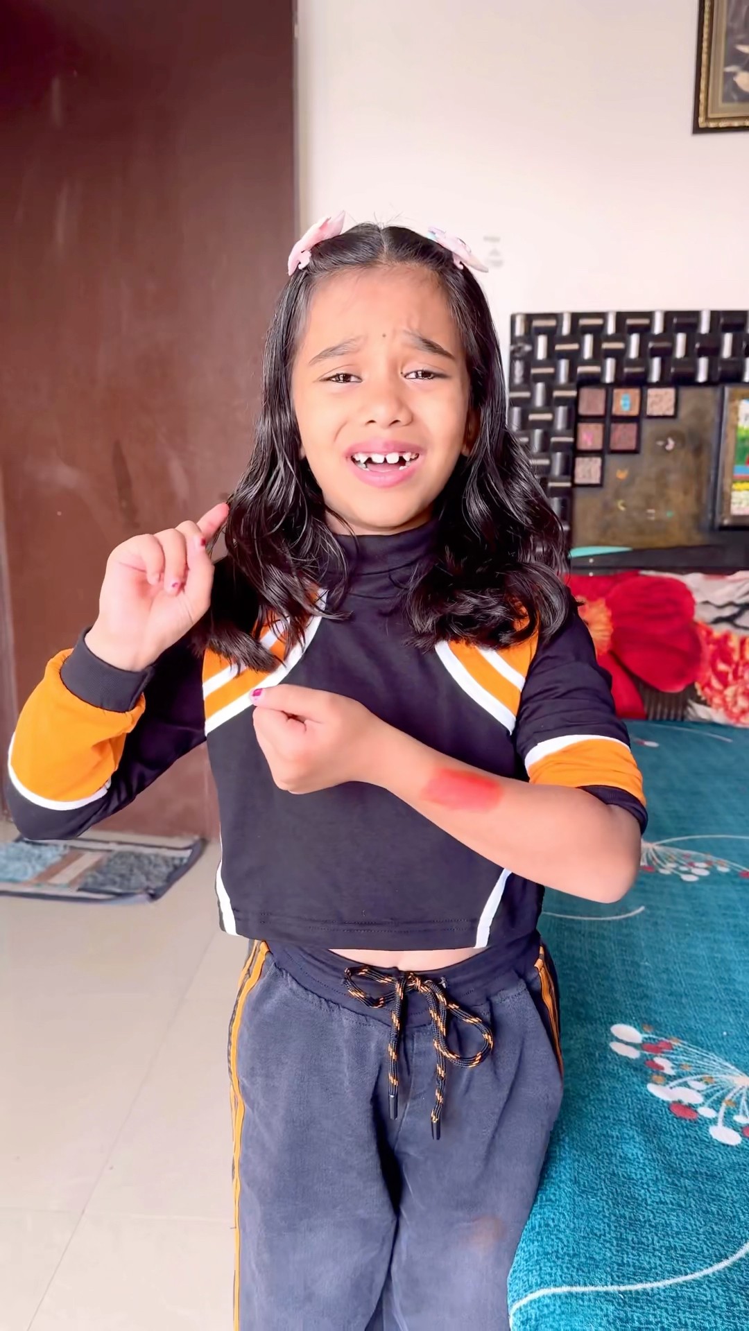 Amaira ko chot lag gyi #shorts #thegeetagurjar