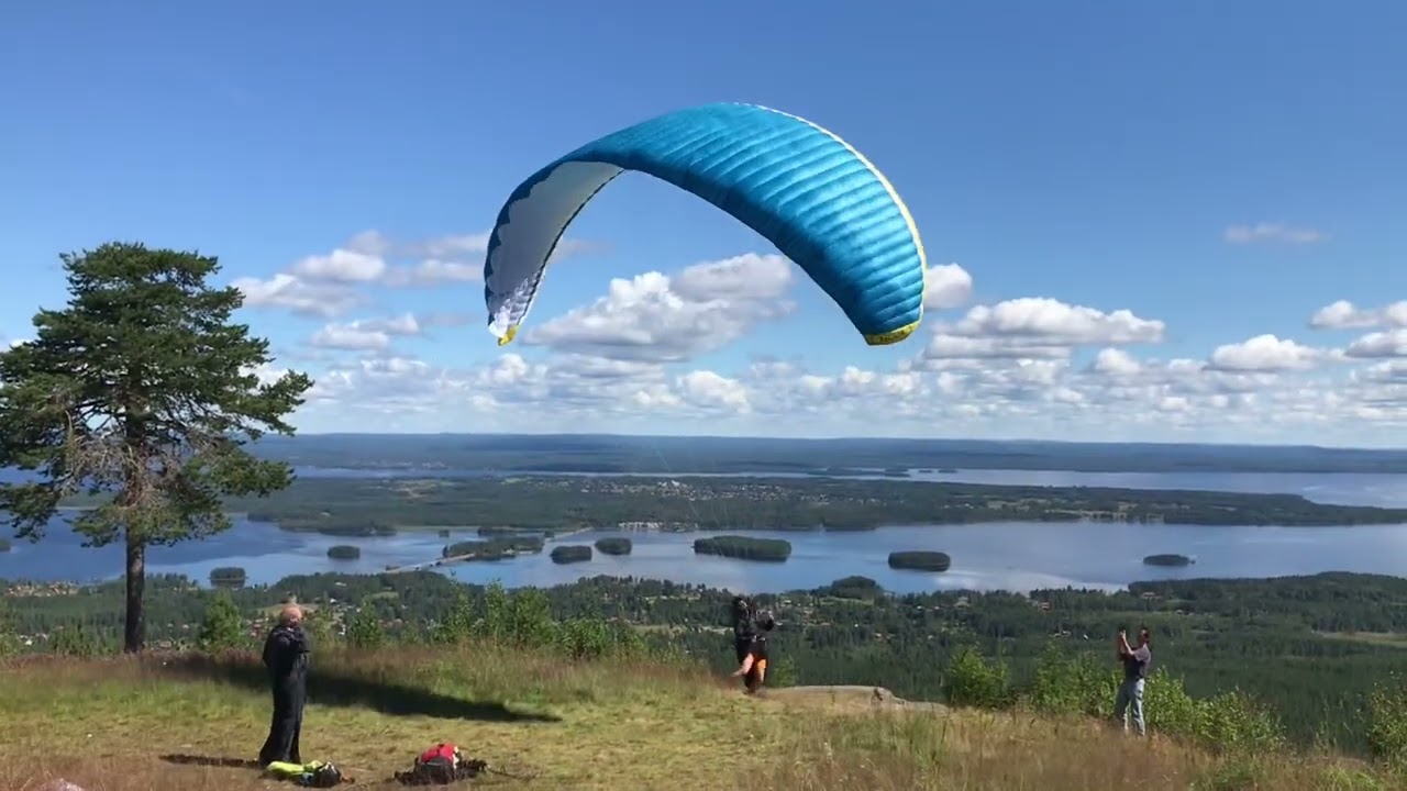 Fäbodlunken 17 km Gesundaberget Skärmflygning 2024