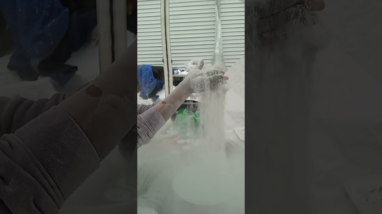 First tiktok powderplay Live| unedited| ASMR| outdoor play w/ new mixes #powderplayasmr #asmrvideo 