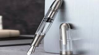 A must-have product! Asvine P36 Piston Filling Fountain Pen Bock / Asvine EF/F/M/Stub 1.1 Nib, Tit
