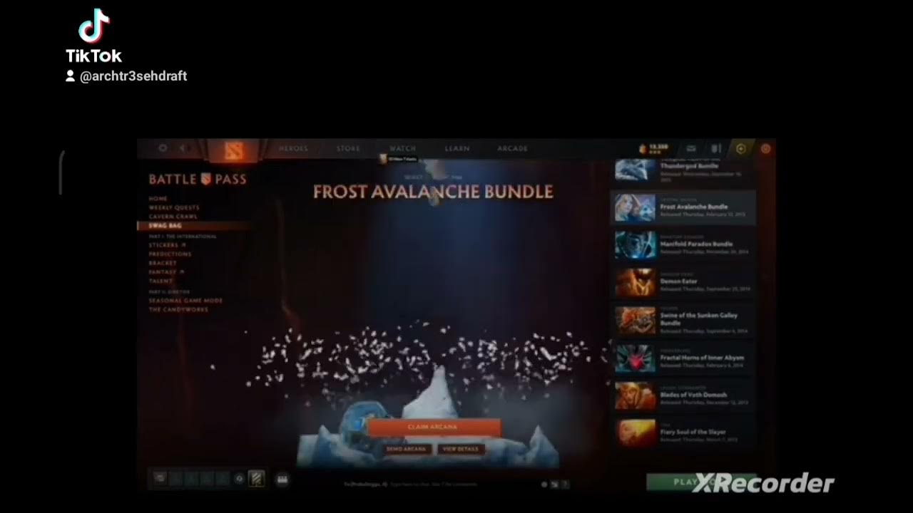 Dota 2 Swag bag claiming the Free Arcana TI11 2022 YouTube