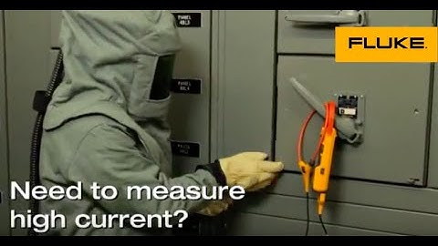 Measure high current easier, safer and faster with Fluke clamp meters
