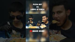 ASMR LASAGNA | LANDS OF KINGS VS PIZZA HUT | EATING PART #asmr #shots