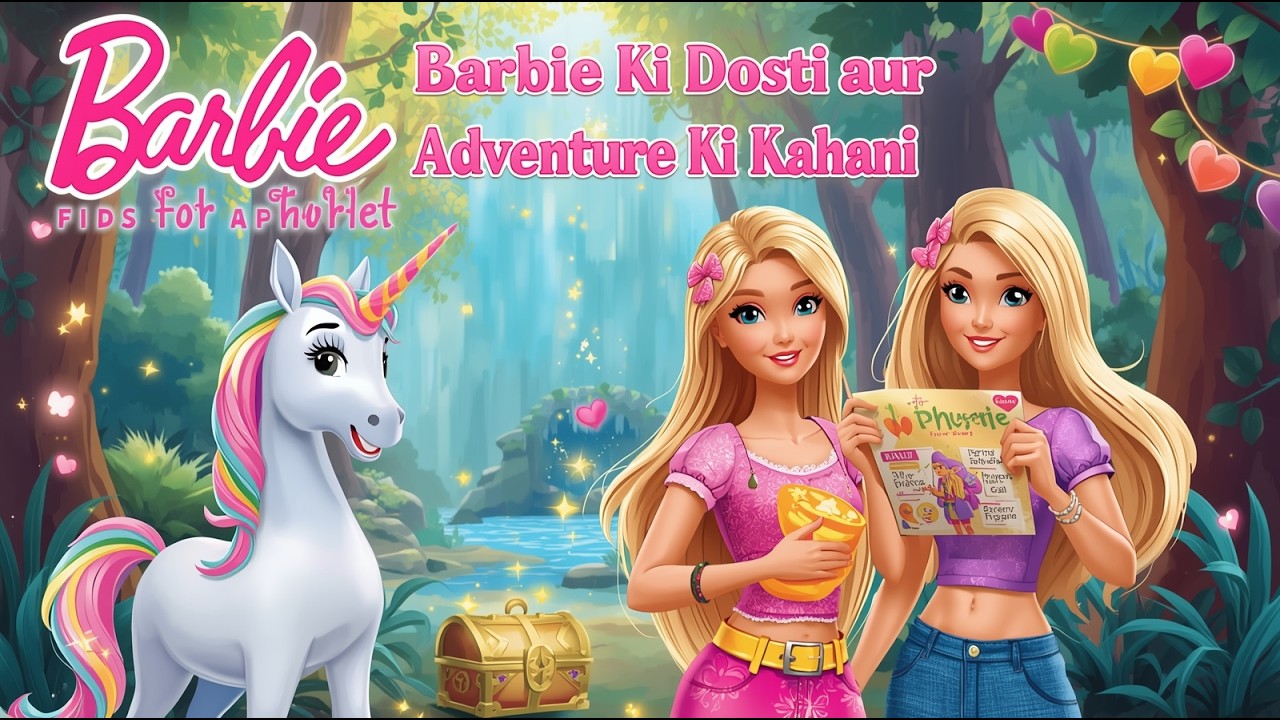 Barbie Ki Dosti Aur Adventure Ki Kahani | Barbie Urdu Cartoon | Story for Kids