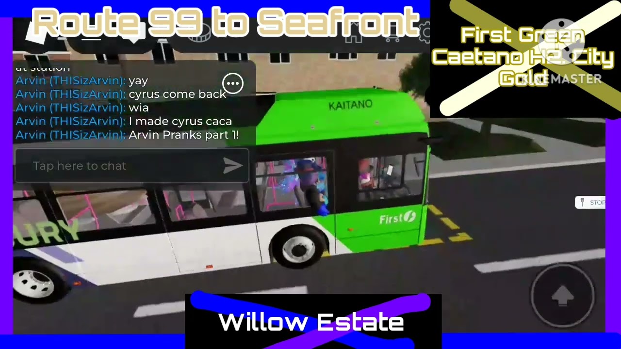 (New&improvedPresentation) A Full Journey on CanterburyBusSim towards Seafront (Bus99) 
