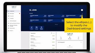 New Online Banking: Dashboard Overview