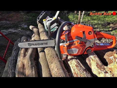RODAJ drujba Husqvarna 550 XP (X-CUT) - primul rezervor si metru cub taiat
