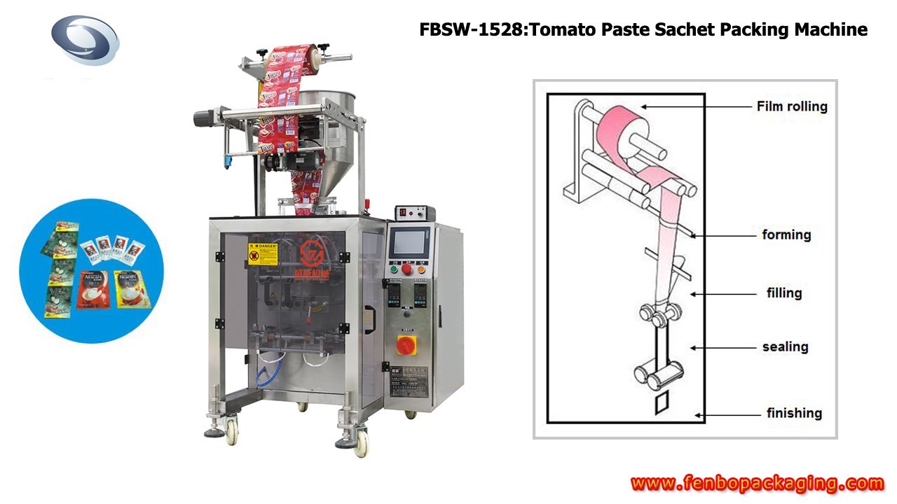 FBSW-1528:Tomato Paste Sachet Packing Machine
