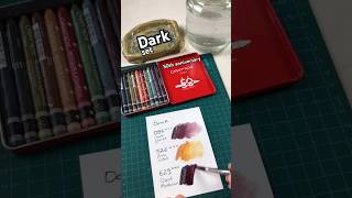 Famous Dark set - Neocolor II 50th anniversary special edition colors swatched and activated with water Net Worth