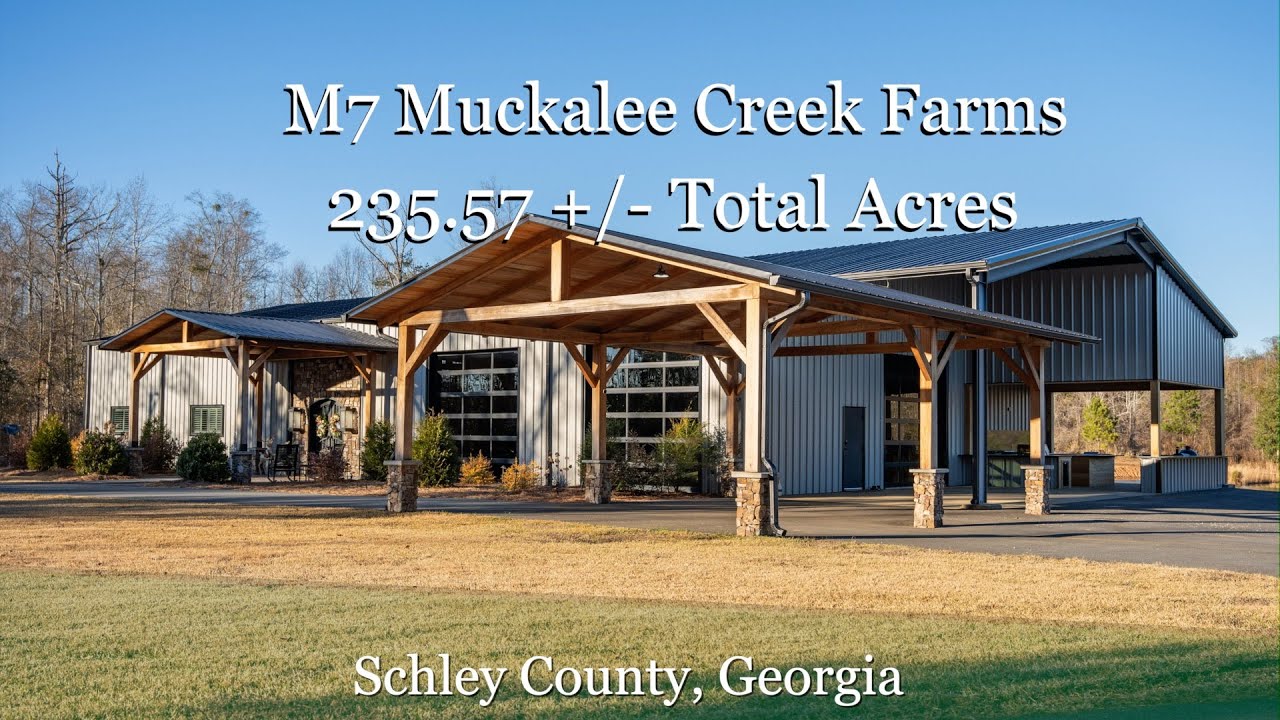M7 Muckalee Creek Farms - 235.57 +/- Total Acres - Turn-Key Sportsman’s Retreat