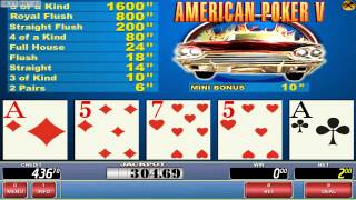 CasinoOnlineRating.com - American Poker V - Game Review screenshot 2