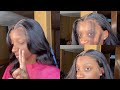 Frontal Wig Install W/ Layered Curls 🔥 | Beginner Friendly | Ericka J Hold Me Down Adhesive