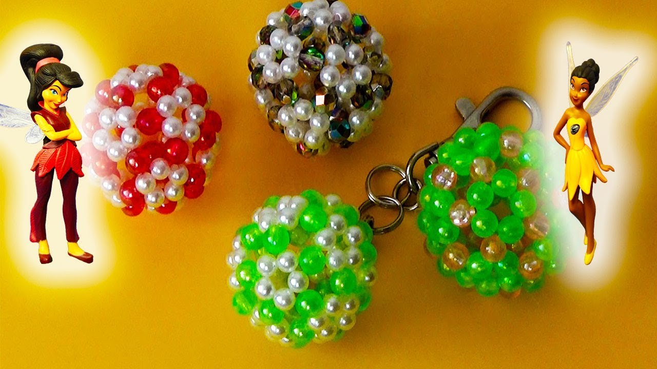 DIY | Kugel aus unterschiedlichen Perlengrößen selber machen, Geschenkidee