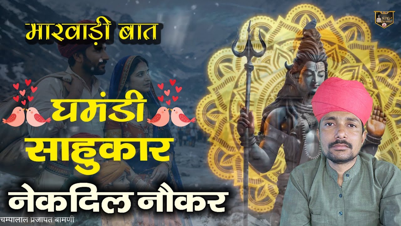 🛑 कुदरत का न्याय मारवाड़ी बात || घमंडी साहूकार और नेकदिल नौकर || चम्पालाल प्रजापत बामणी 
