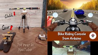 Bike riding console with GEAR and Clutch using Arduino UNOJOY | Ultimate Bike Simulator for Games screenshot 5