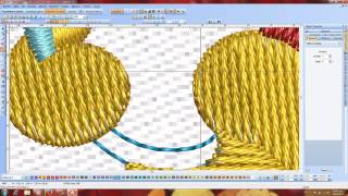 Wilcom embroidery studio e1.5 - Digitalizando a winnie (parte 2)