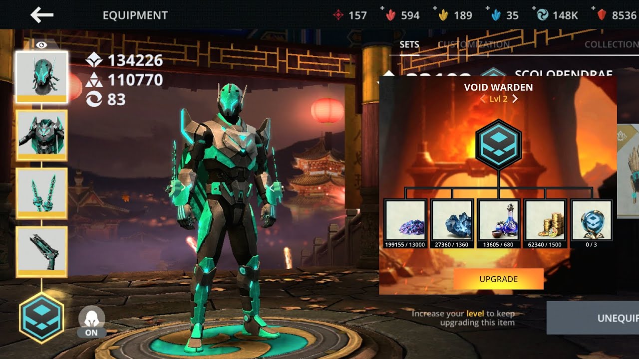 VOID WARDEN Lvl 2 ability (shadow fight 3)