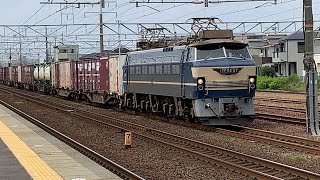 EF66 27号機ニーナ牽引3077レ清洲通過