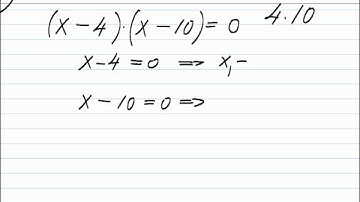 Solving quadratic equations by factoring / Polynomials