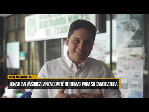 Jonathan Vásquez lanza comité de firmas para su candidatura a la alcaldía