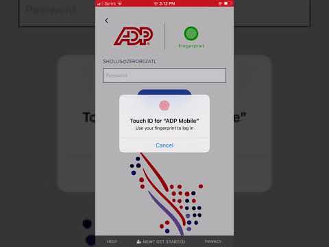 How to log into ADP mobile app? Screen Recording NO Audio