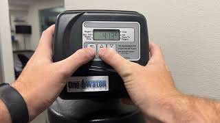 How to change the time of the backwash