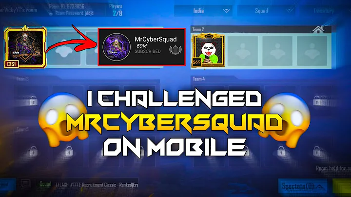 I CHALLENGED BLOOD RAVEN AND @MrCyberSquad  FOR TD...