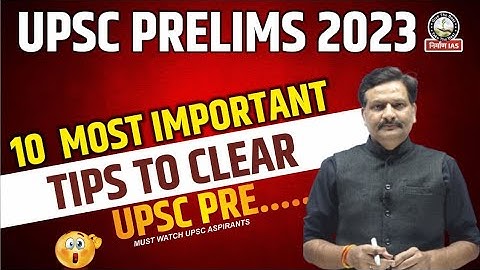 UPSC Pre 2023 Last Moment Strategy by KD Sir | | Last Minute Tips | Nirman IAS | #upscpre2023