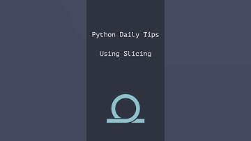 Daily Python Tips Slicing #shorts