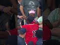 She just wanted to throw it!