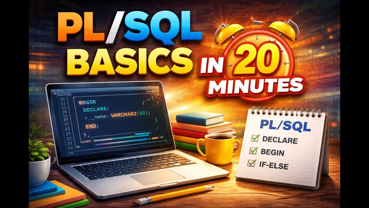 PL/SQL Basics in 20 Minutes | Hindi Tutorial for Beginners | Oracle PL ...