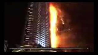 Fire at the Address hotel   Dubai