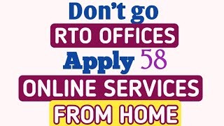 Apply RTO Citizen services online in telugu | RTO services | online RTO citizen services | Vahan screenshot 5