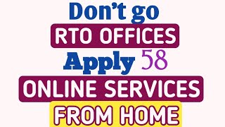 Apply RTO Citizen services online in telugu | RTO services | online RTO citizen services | Vahan screenshot 3