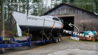 Two Years Restoring Our Floating Tiny Home (Timelapse) | Ch 5 E 90  | Steel Boat Restoration