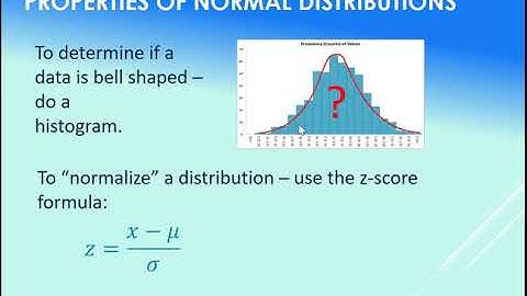 An introduction to normal distributions & z-scores