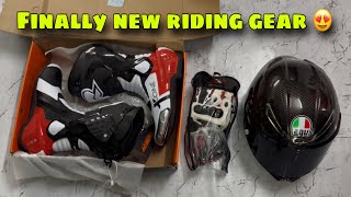 Finally Bought an AGV Helmet 😍 || Bought New Riding Shoes & Gloves Too 🥰 || Dream Complete ✅
