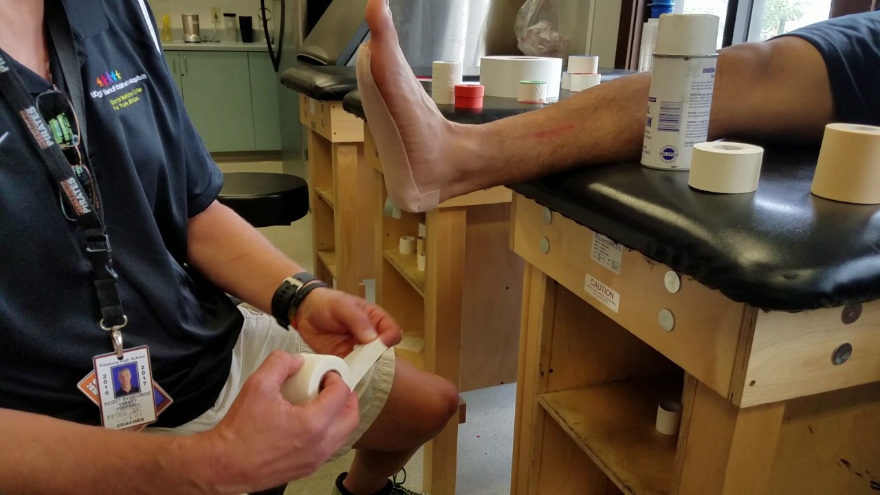 Arch tape job with moleskin YouTube