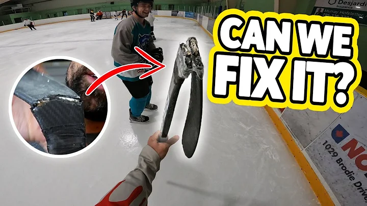 Repairing EVERY kind of broken Hockey Stick? - Shi...