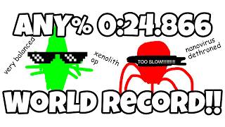 0:24.866 Plague Inc: Evolved Any% Former WR (XENOLITH OP)