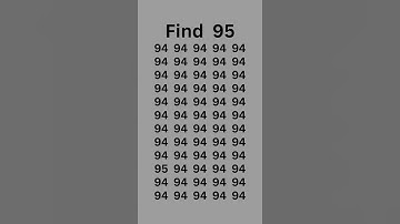 Can you find 95 in 5 seconds?? #wordpuzzlegame #game #maths #puzzle #quiz #iqtes #mindbendingquiz
