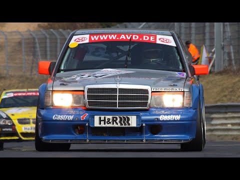 Mercedes Benz 190 Evo II NLS VLN 6.Lauf 2008 Nürburgring Nordschleife race-media.tv Onboard Classix